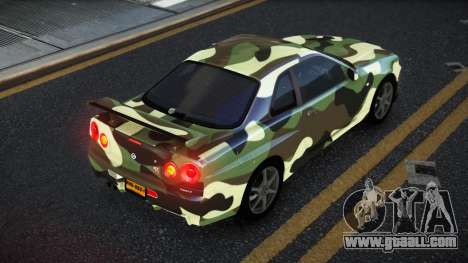 Nissan Skyline R34 Calosca S11 for GTA 4