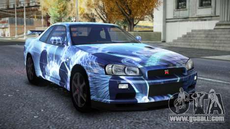 Nissan Skyline R34 Owyna S3 for GTA 4