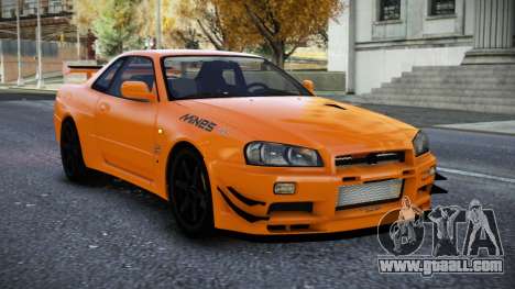 Nissan Skyline R34 Getasonor for GTA 4