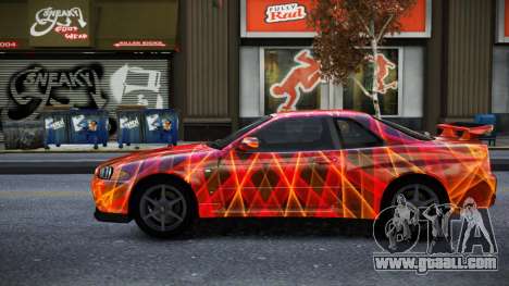 Nissan Skyline R34 Owyna S13 for GTA 4