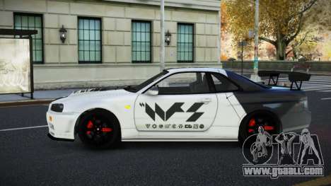 Nissan Skyline R34 Qoyawaqi for GTA 4