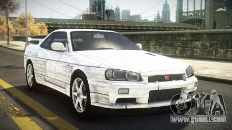 Nissan Skyline R34 Nehgan S1 for GTA 4