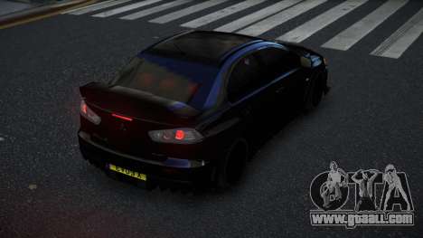 Mitsubishi Lancer Evolution X Tonjiwefo for GTA 4