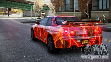 Nissan Skyline R34 Owyna S13 for GTA 4
