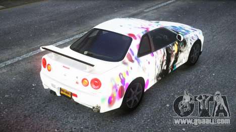 Nissan Skyline R34 Owyna S11 for GTA 4