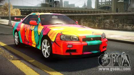 Nissan Skyline R34 Nehgan S11 for GTA 4