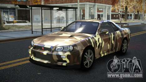 Nissan Skyline R34 Calosca S7 for GTA 4