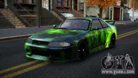 Nissan Skyline R33 Letyxis S14 for GTA 4