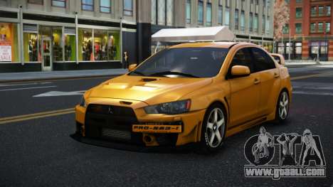 Mitsubishi Lancer Evolution X Jigwus for GTA 4