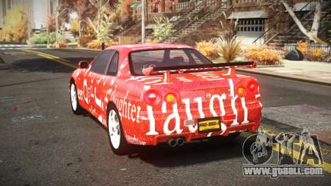 Nissan Skyline R34 Nehgan S13 for GTA 4