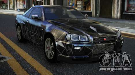 Nissan Skyline R34 Calosca S4 for GTA 4