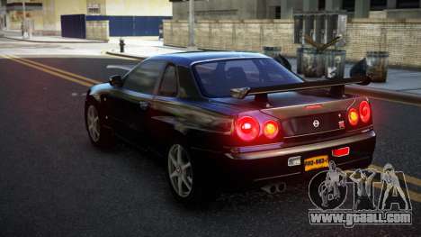 Nissan Skyline R34 Calosca S5 for GTA 4