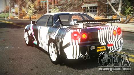 Nissan Skyline R34 Nehgan S10 for GTA 4