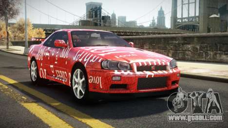Nissan Skyline R34 Nehgan S13 for GTA 4