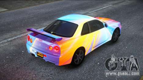 Nissan Skyline R34 Owyna S8 for GTA 4