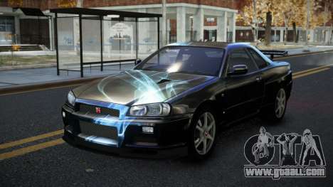 Nissan Skyline R34 Calosca S5 for GTA 4