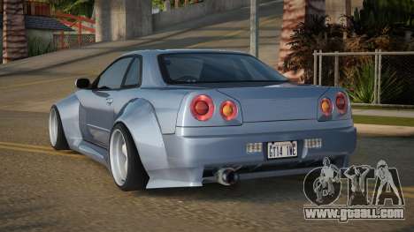 Nissan Skyline R34 GT-R Widebody Mk.X for GTA San Andreas