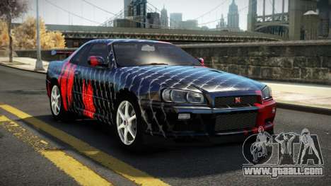 Nissan Skyline R34 Nehgan S12 for GTA 4