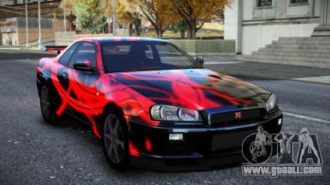 Nissan Skyline R34 Owyna S12 for GTA 4
