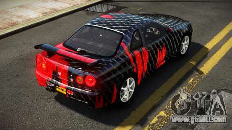Nissan Skyline R34 Nehgan S12 for GTA 4