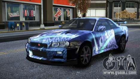 Nissan Skyline R34 Owyna S3 for GTA 4