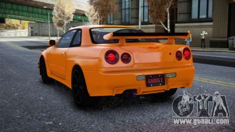 Nissan Skyline R34 Getasonor for GTA 4
