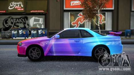 Nissan Skyline R34 Owyna S8 for GTA 4