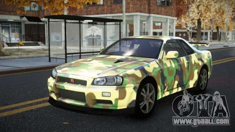 Nissan Skyline R34 Calosca S12 for GTA 4