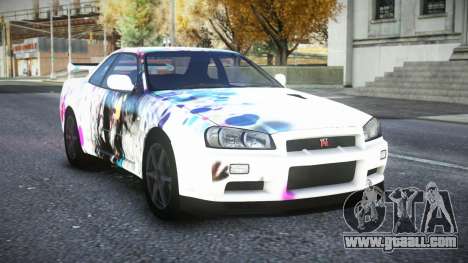 Nissan Skyline R34 Owyna S11 for GTA 4