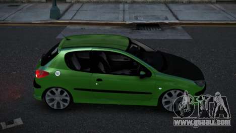 Peugeot 206 Kiwkir for GTA 4