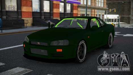 Nissan Skyline R34 Uwah for GTA 4