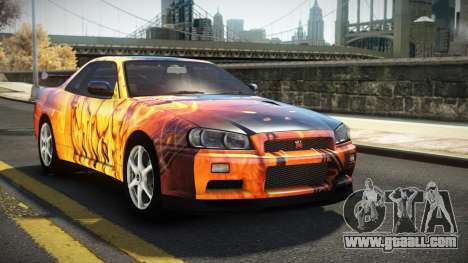 Nissan Skyline R34 Nehgan S14 for GTA 4