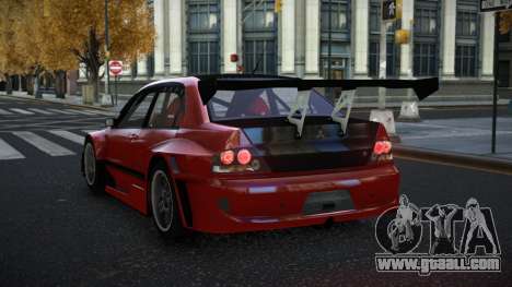 Mitsubishi Lancer Evolution IX Ninbeb for GTA 4