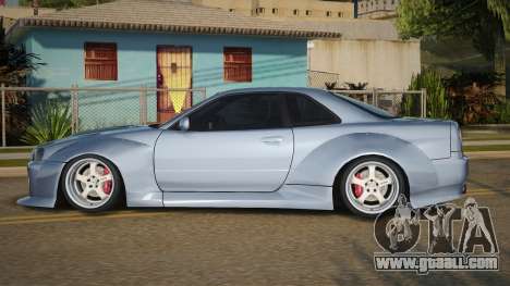 Nissan Skyline R34 GT-R Widebody Mk.X for GTA San Andreas