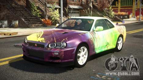 Nissan Skyline R34 Nehgan S7 for GTA 4