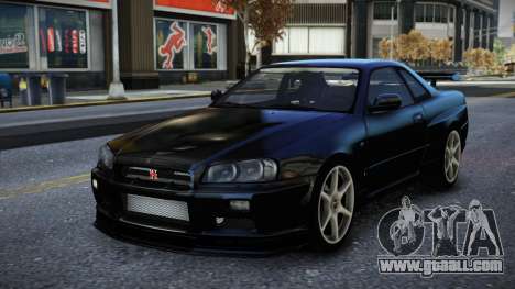 Nissan Skyline R34 Tuji for GTA 4