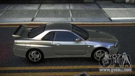 Nissan Skyline R34 Calosca for GTA 4