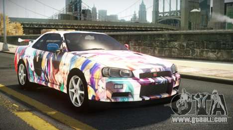 Nissan Skyline R34 Nehgan S2 for GTA 4