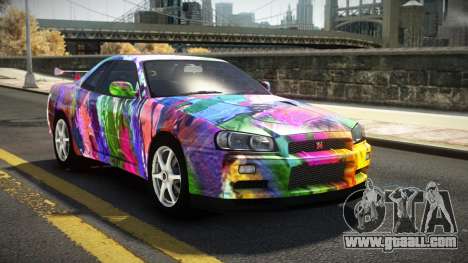 Nissan Skyline R34 Nehgan S4 for GTA 4