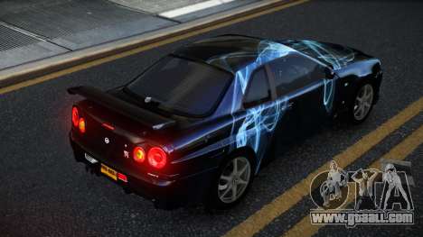 Nissan Skyline R34 Calosca S5 for GTA 4