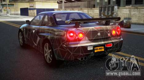 Nissan Skyline R34 Calosca S4 for GTA 4