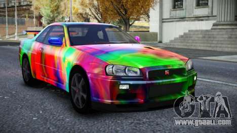 Nissan Skyline R34 Owyna S14 for GTA 4