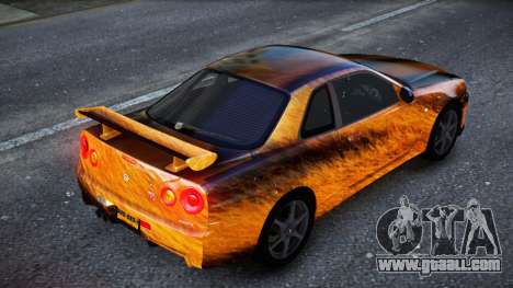 Nissan Skyline R34 Owyna S7 for GTA 4