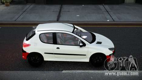 Peugeot 206 Taydajo for GTA 4