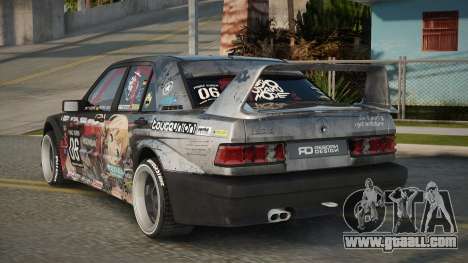 Mercedes-Benz 190E Speed Edited for GTA San Andreas