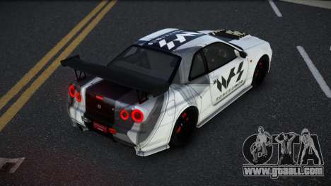 Nissan Skyline R34 Qoyawaqi for GTA 4