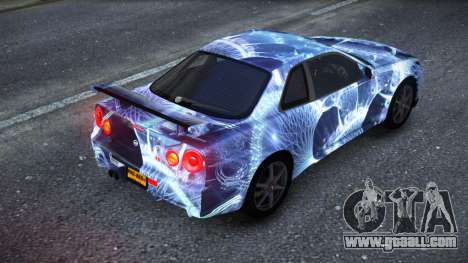 Nissan Skyline R34 Owyna S3 for GTA 4
