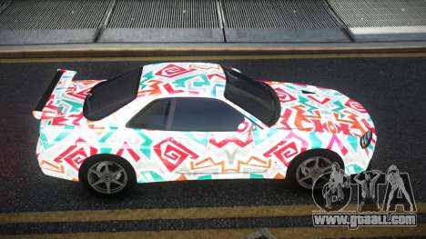 Nissan Skyline R34 Calosca S8 for GTA 4