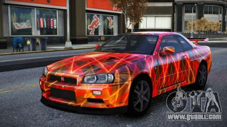 Nissan Skyline R34 Owyna S13 for GTA 4