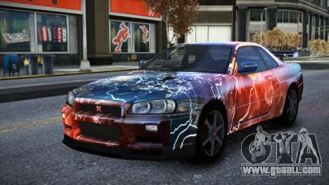 Nissan Skyline R34 Owyna S10 for GTA 4